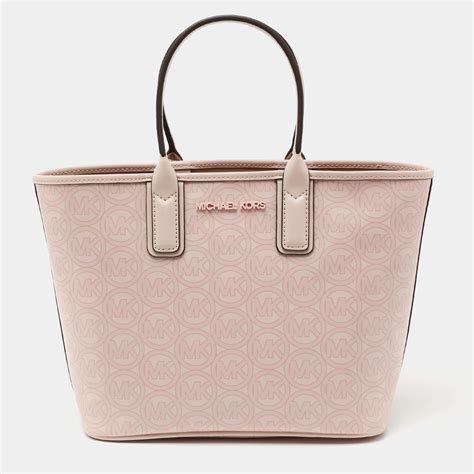 soft pink michael kors crossbody|Michael Kors pink canvas tote.